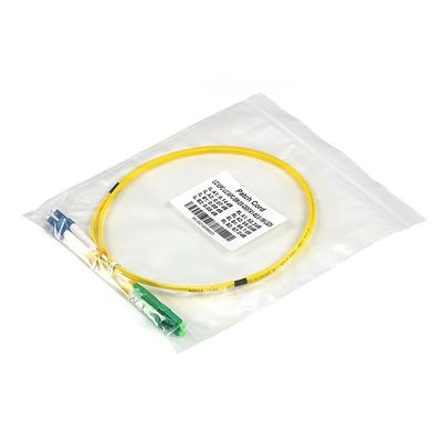 LC UPC To LC APC Duplex Patch Cord SM G657A1 LSZH Yellow Jacket